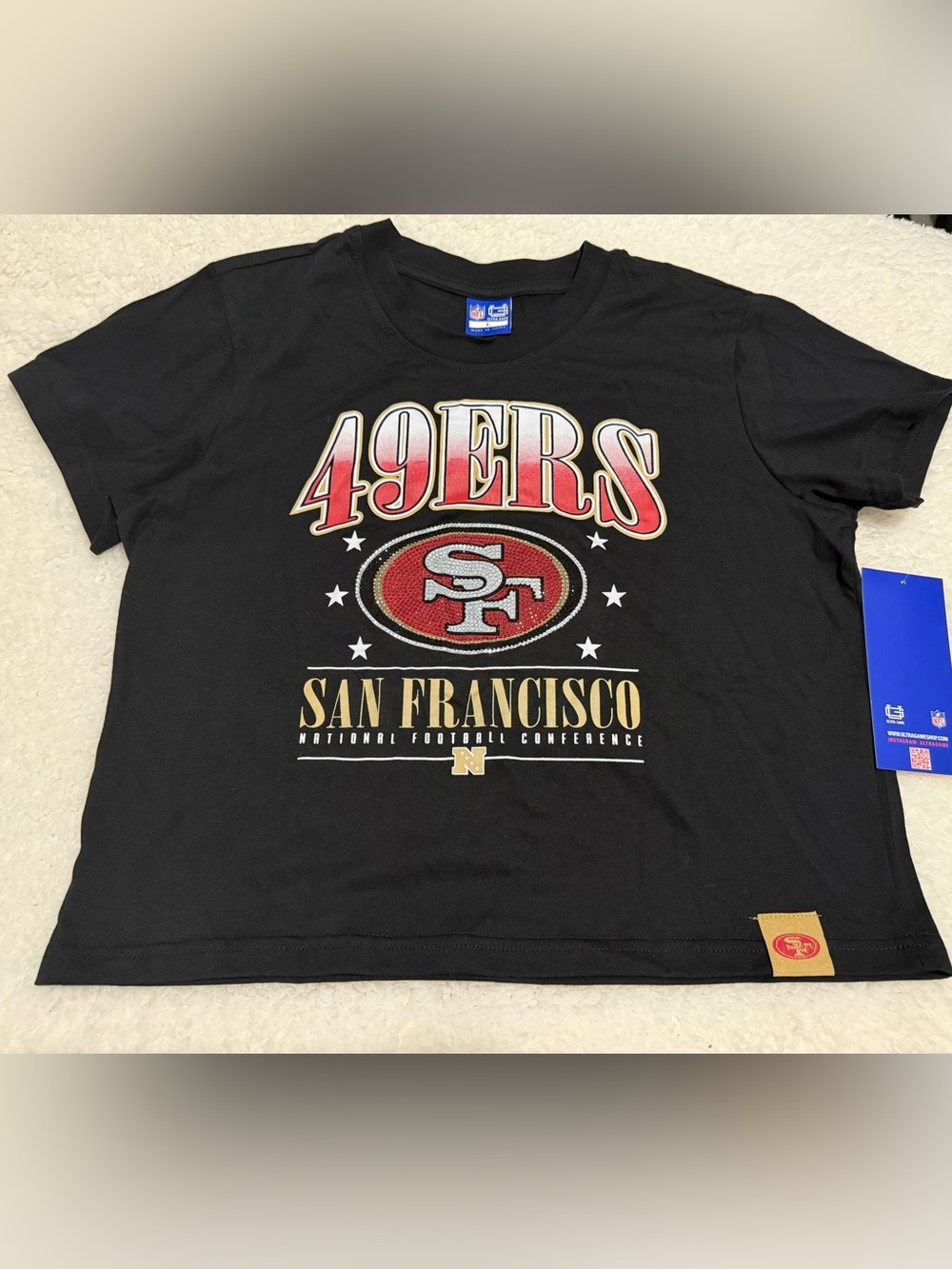 San Francisco 49ers cropped top